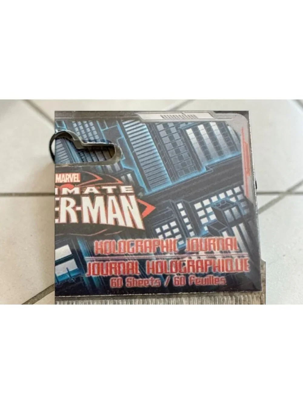 Marvel Spiderman 60 Sheets Holographic Journal Notepad